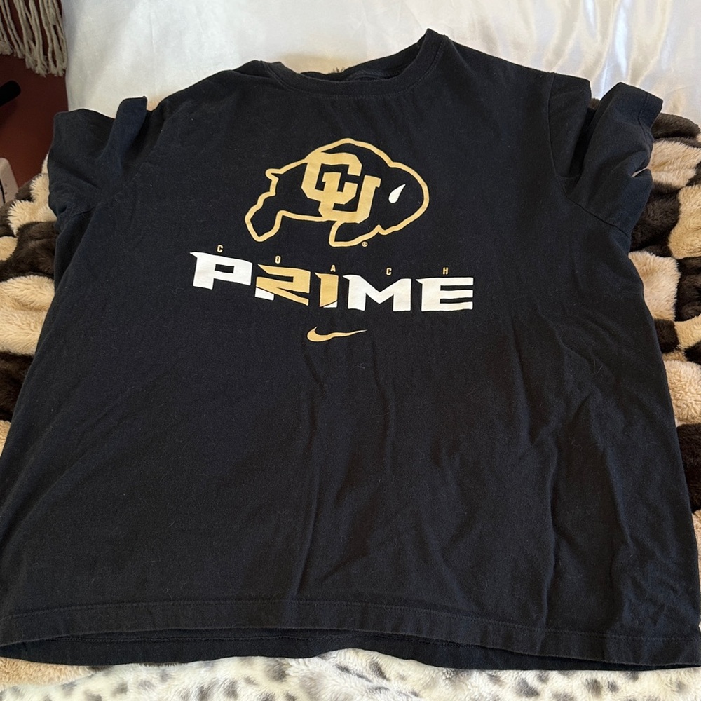 Nike coach prime  Black Tee